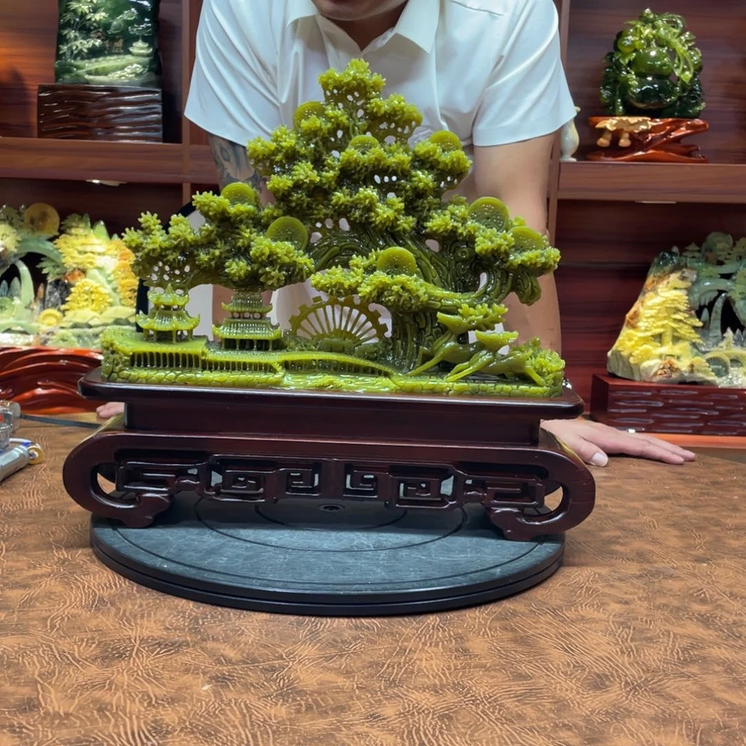 蔡***”玉摆件天然玉石手工雕刻