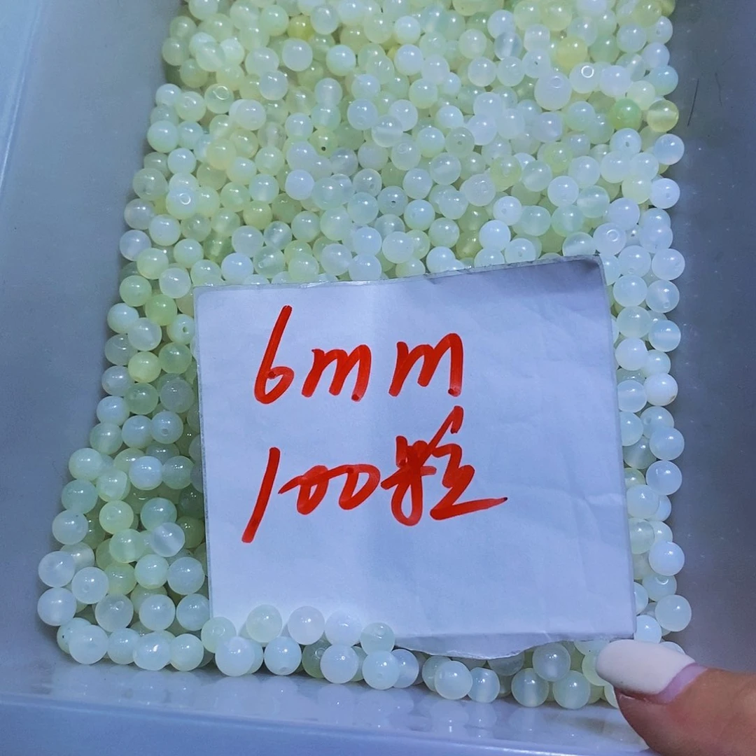 未镶嵌蛇纹石玉珠宝半成品189