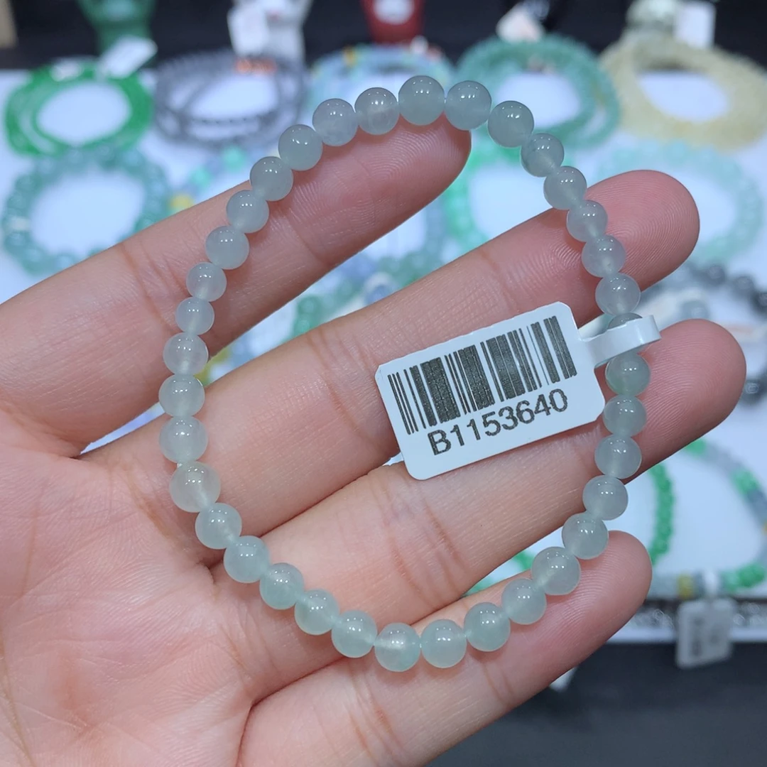 翡翠未镶嵌手串天然