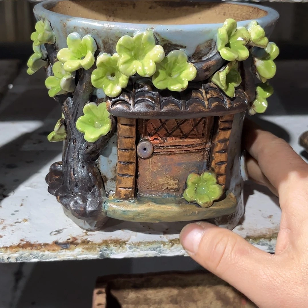 24 号陶然花器多肉植物手工花盆