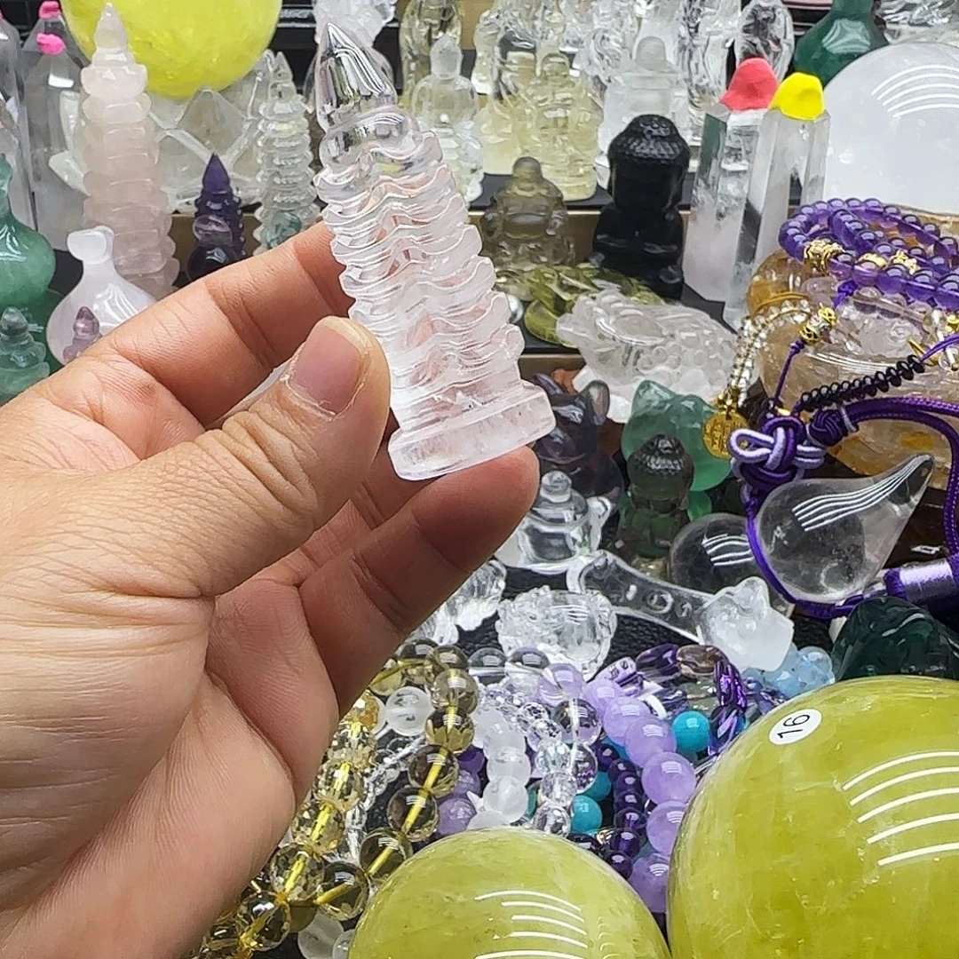 车挂未镶嵌水晶摆件