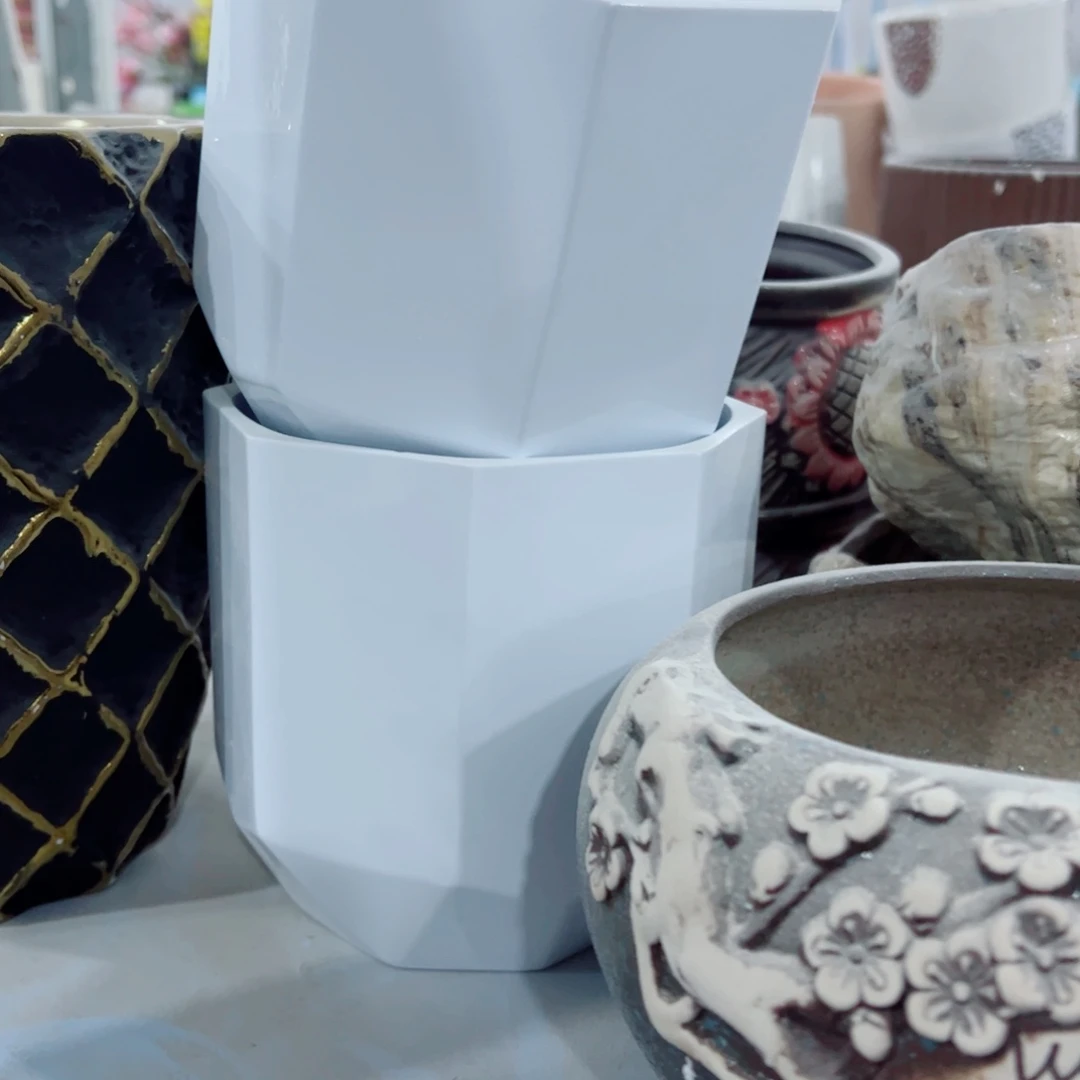 有孔，陶瓷花盆满10米包邮发货