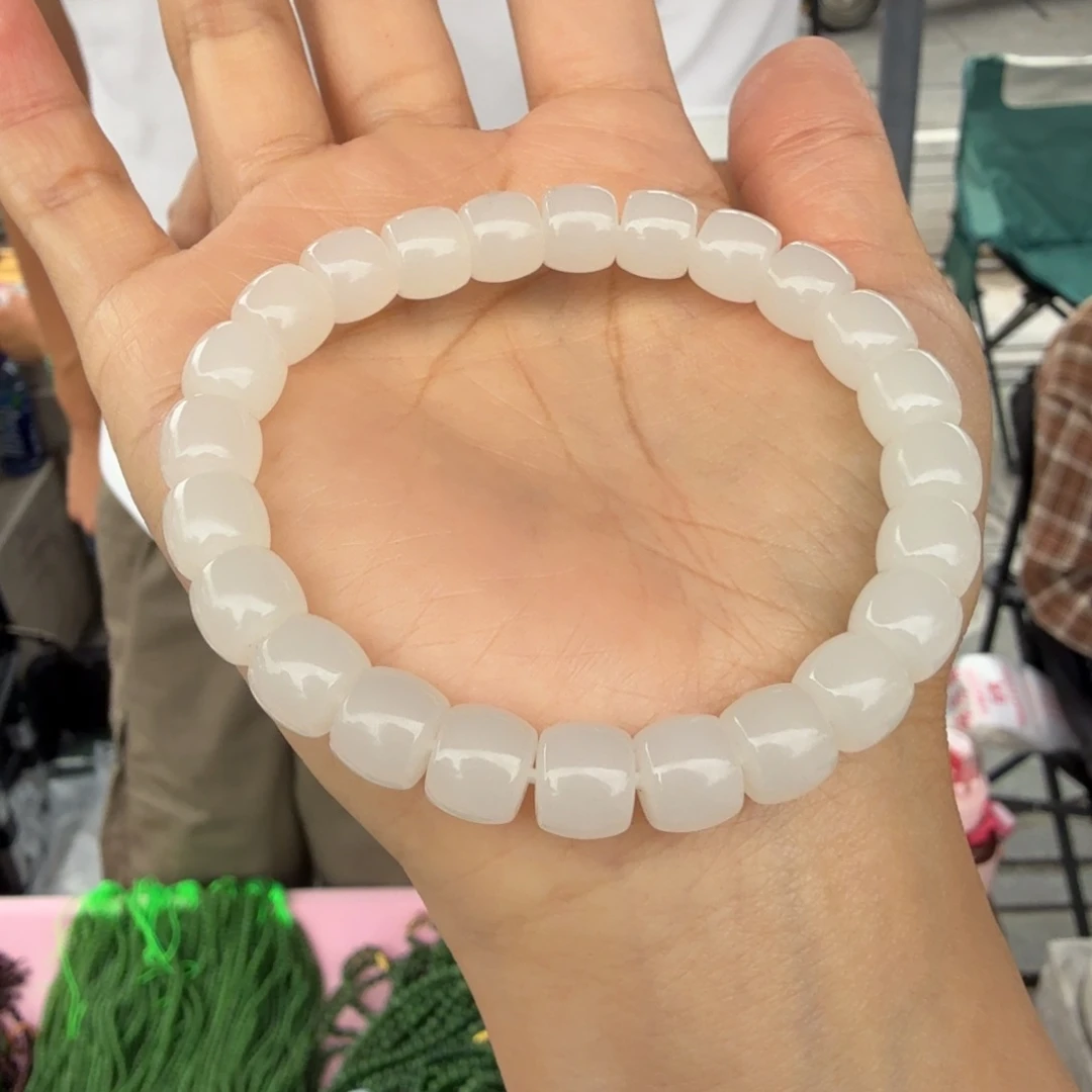 和田玉未镶嵌颈饰白玉高货直切门总F多样性拍一发一