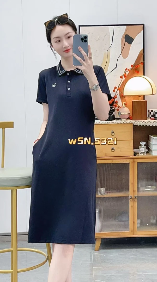 女款polo领连衣裙41-5321