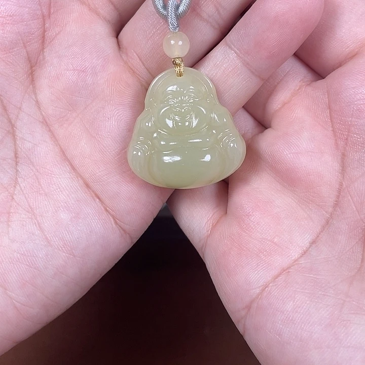 石英质玉未镶嵌颈饰佛公30