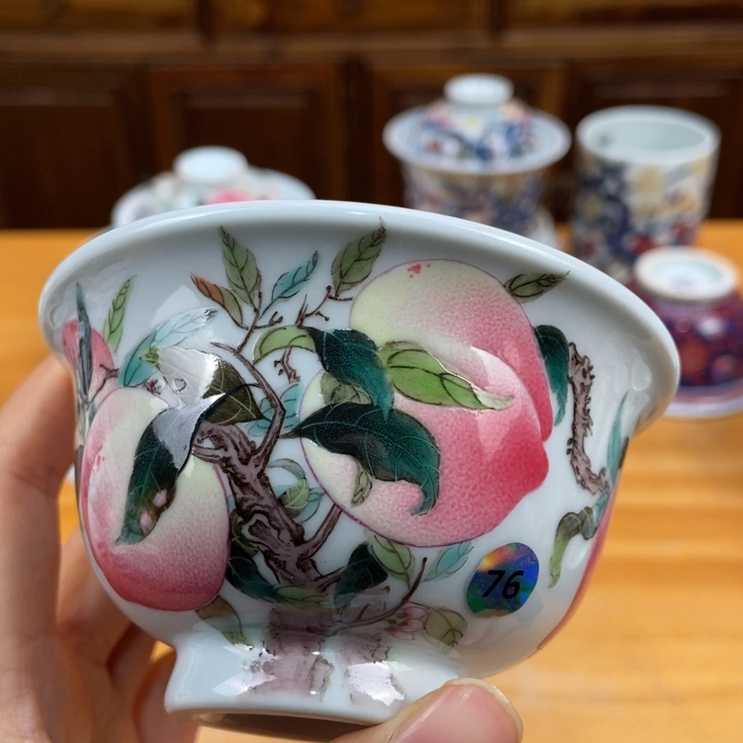 手绘现代茶具非古董