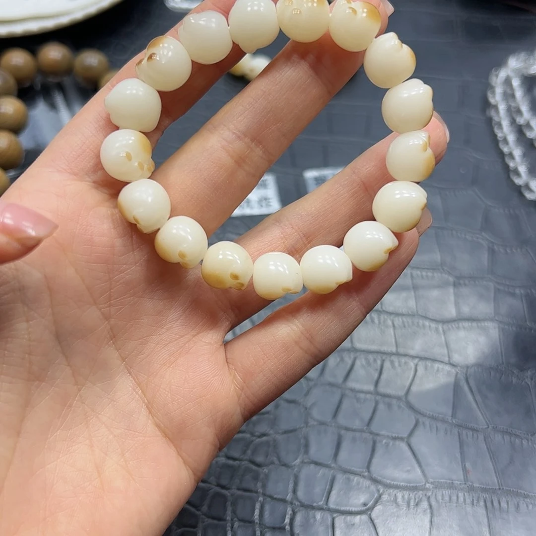 银S925镶嵌手链烟晶猫爪菩提根手链