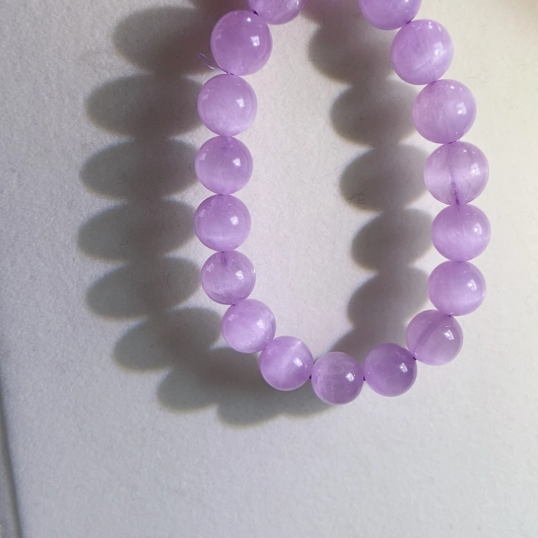 水晶手链未镶嵌紫锂辉