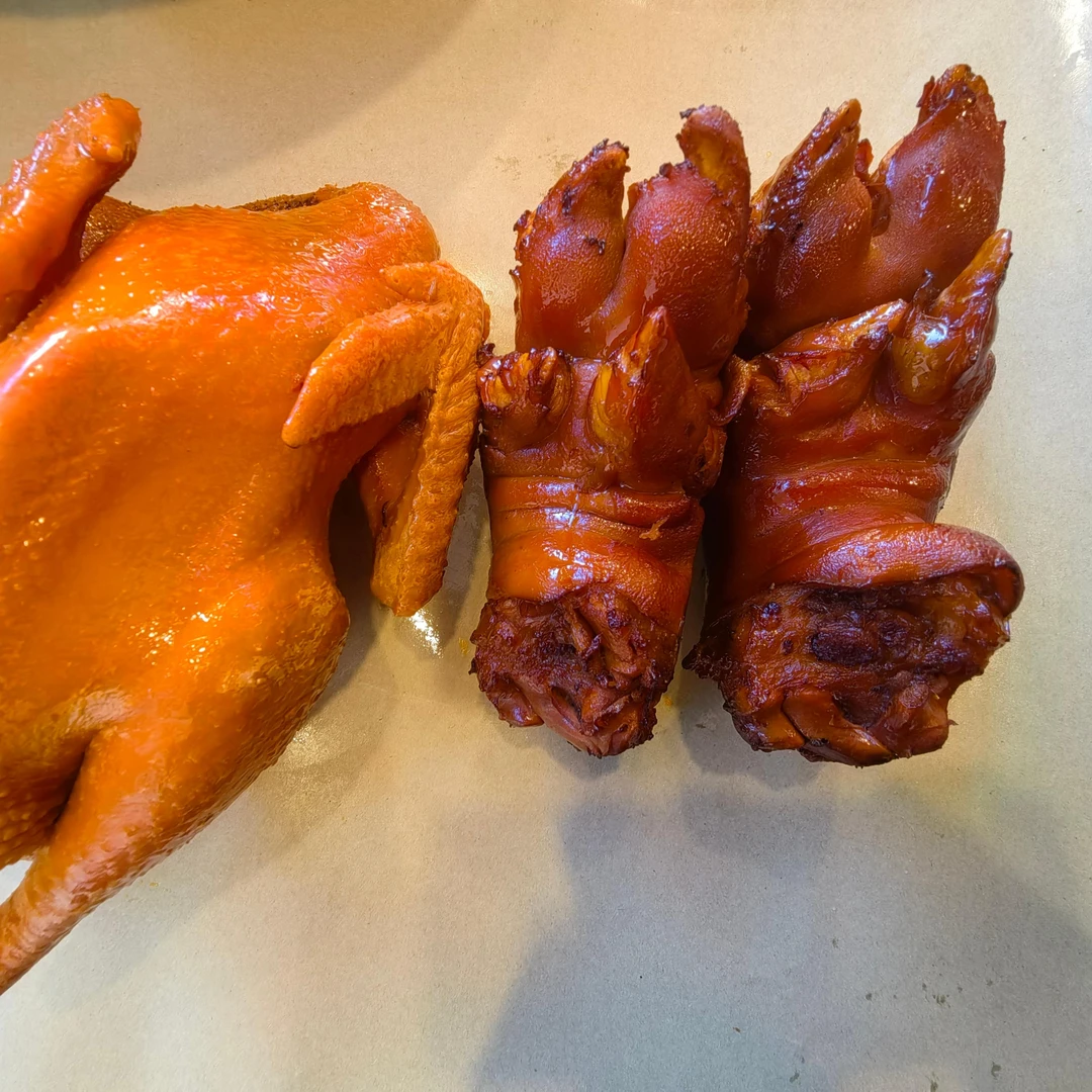 烧鸡➕猪蹄2个（开袋即食）火锅食材