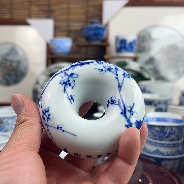 景德镇陶瓷手绘盖置