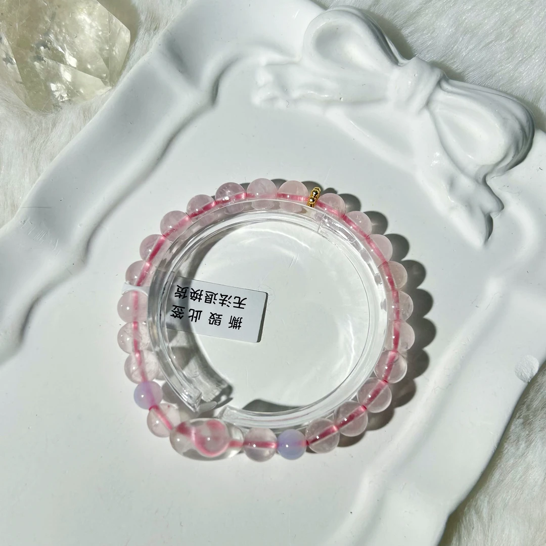 【团宠】小咪数粉色系单圈设计师款水晶手串
