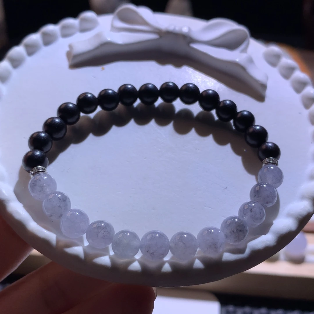 未镶嵌手链翡翠紫乌鸡手串