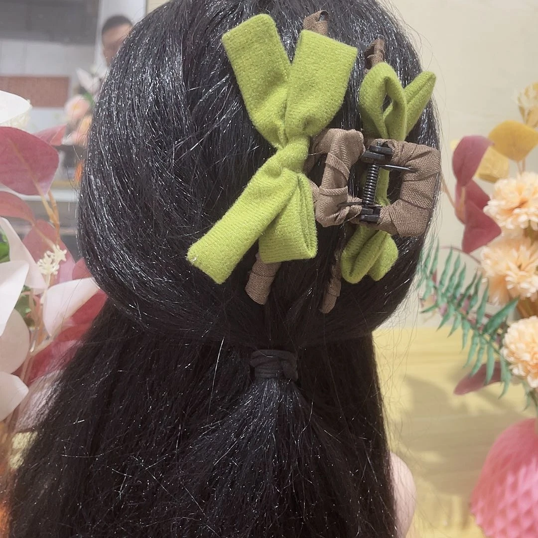 布艺铁合金蝴蝶结发夹