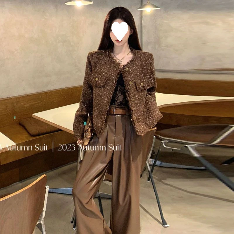 1301-1350美拉德小香苏外套女气质