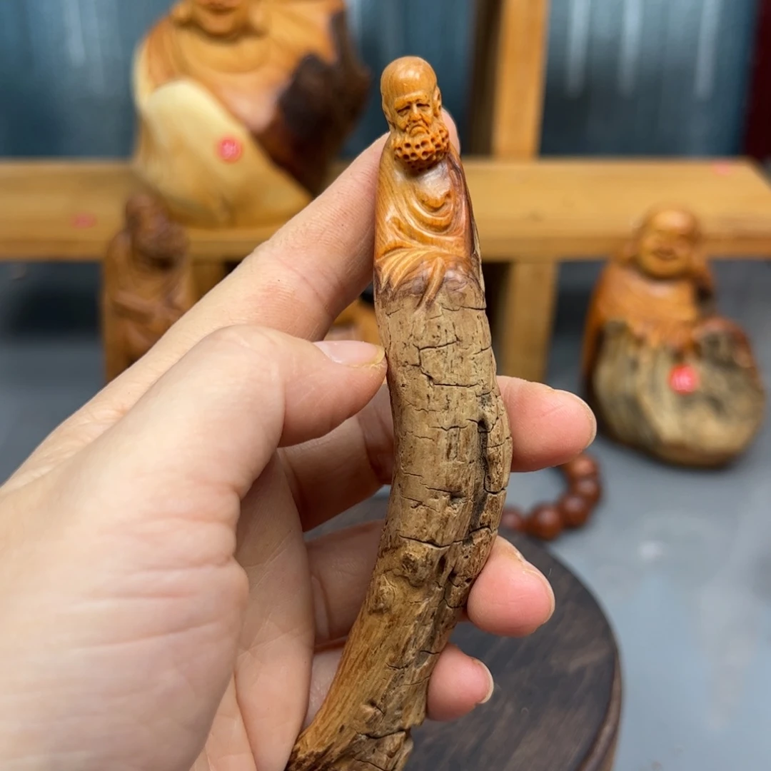 柏木崖柏木摆件手把件19