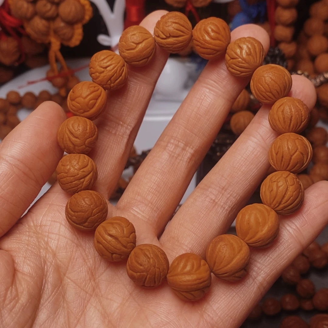 吊坠桃核桃枭手串1