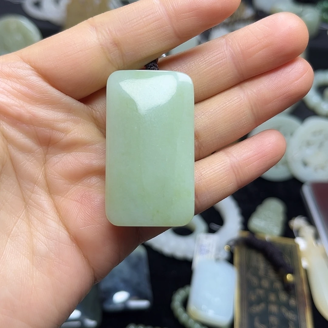 和田玉未镶嵌吊坠(不含链)