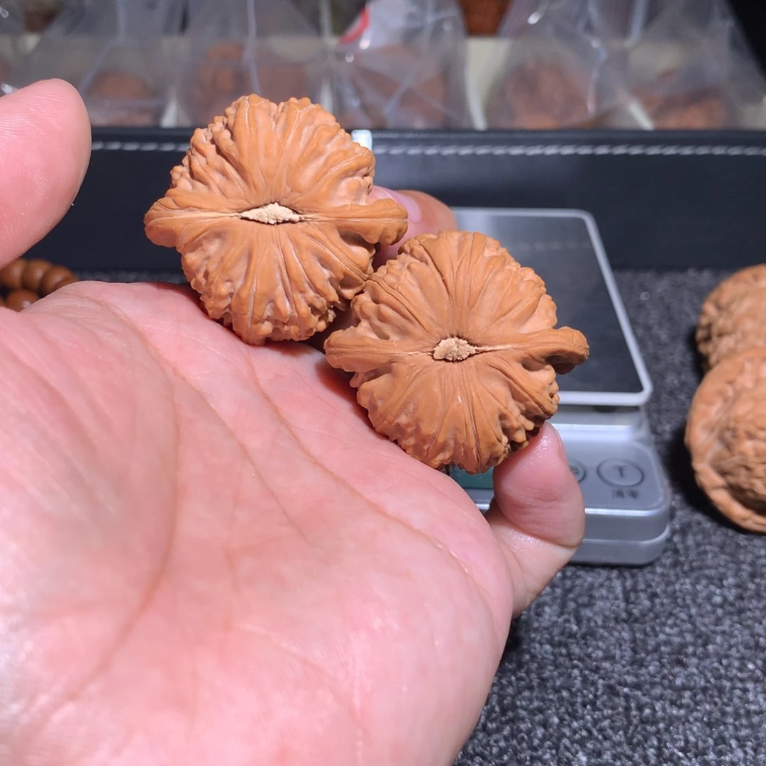 文玩核桃吊坠饿*_39球白qb028