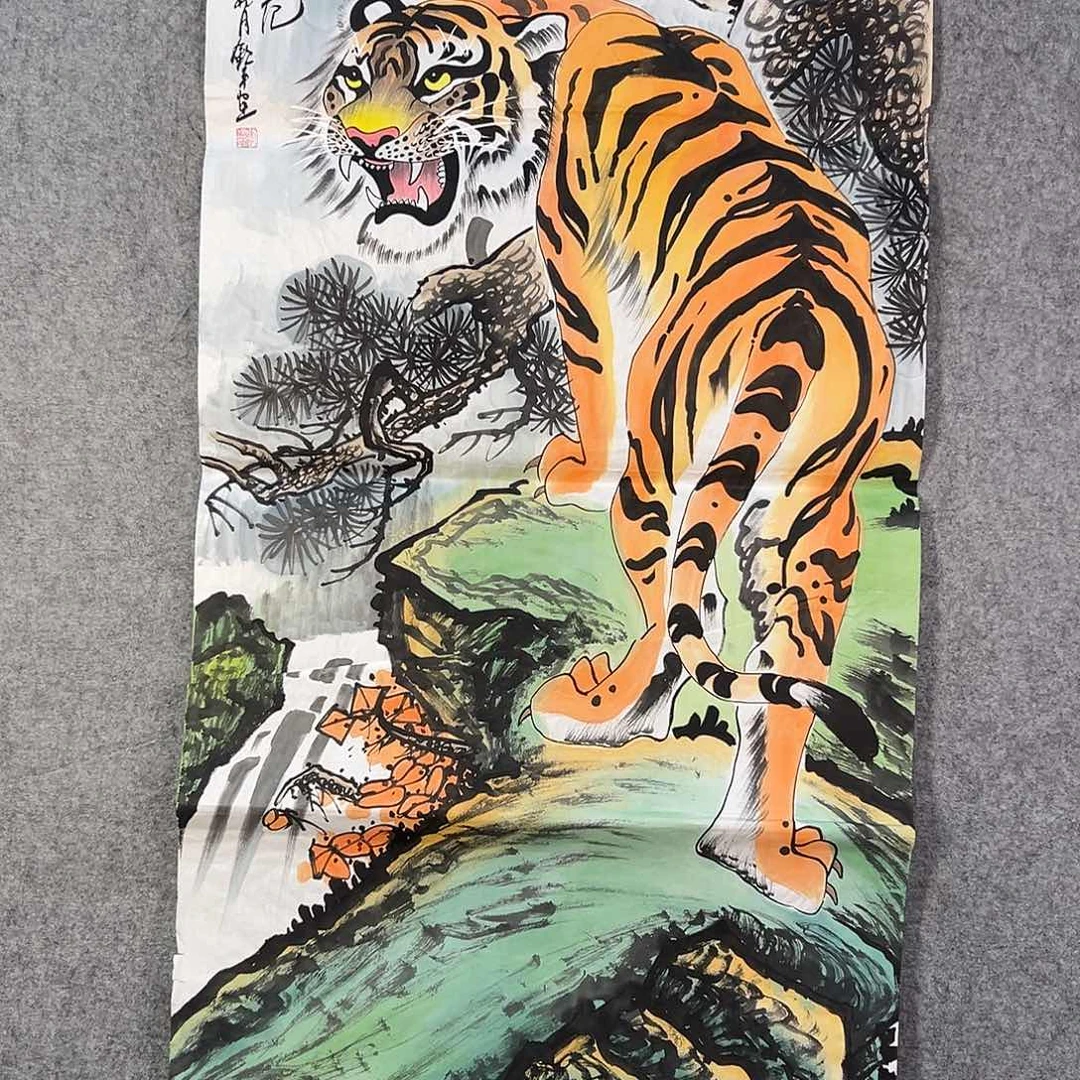 国画931 花鸟在此鸣叫时的鸣叫和