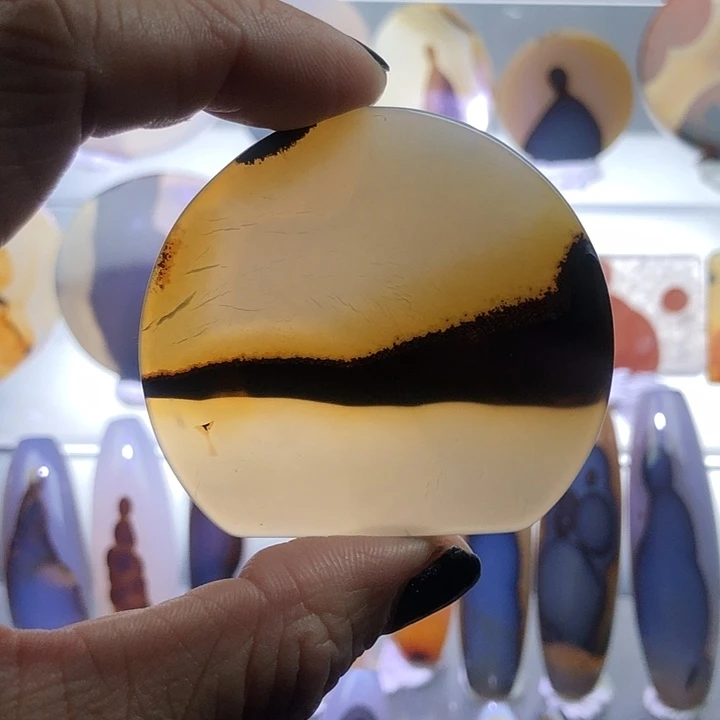 玛瑙/玉髓合金颈饰56