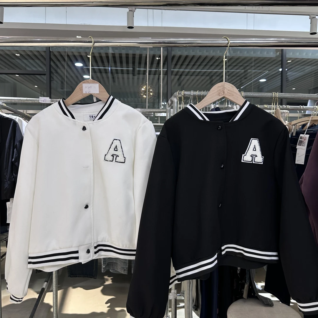 Q2109韩版新款时髦洋气棒球服上衣短款春秋季休闲宽松百搭外套