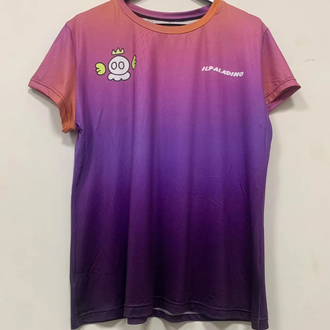 SQ 1111【紫色渐变小恶魔排汗短袖】骑行速干吸湿排汗运动内搭