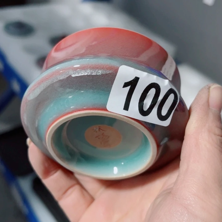 莲花鼓型炖盅粉青哈哈哈碗