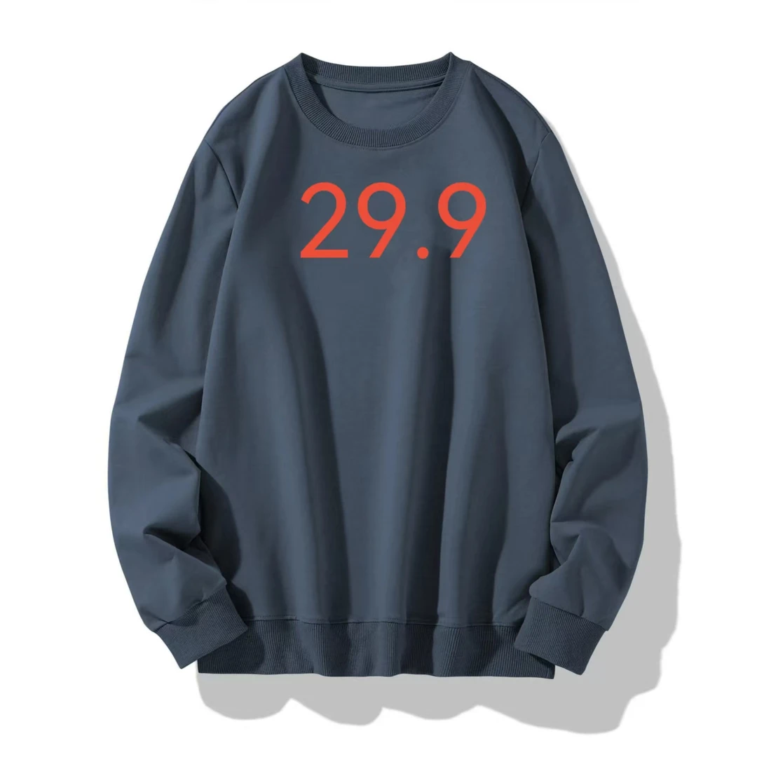 卫衣女款白色休闲情侣连帽宽松加绒印花