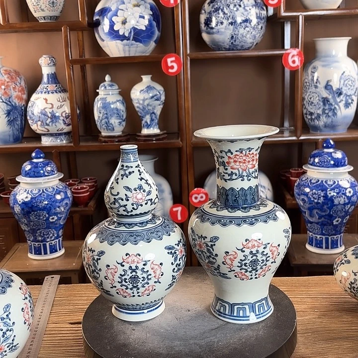 瓷片传**多景德镇陶瓷赏瓶