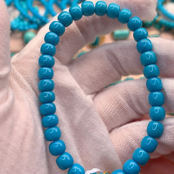 绿松石未镶嵌湖北天然原矿绿松石6.5