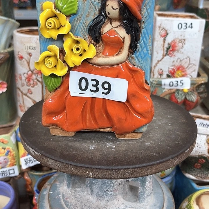紫砂花盆粗陶材质多肉花盆