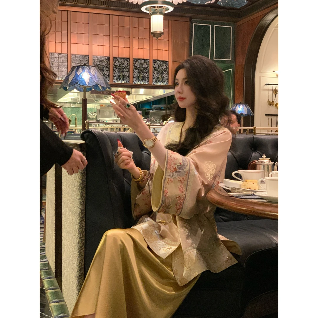 【雅乔定制】出水芙蓉 重工刺绣高档新中式国风外套DYYY-24115681