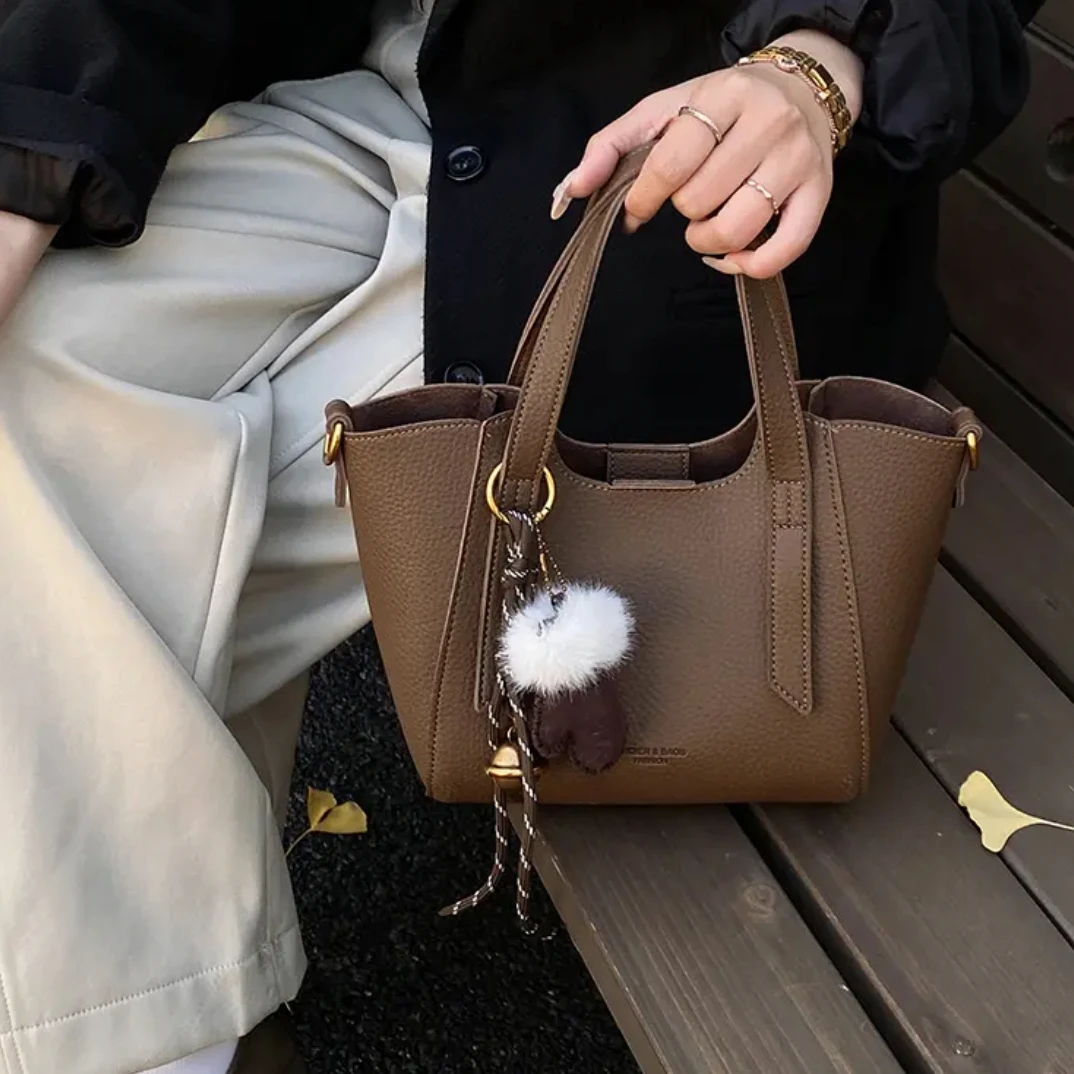 新款轻奢百搭高级感气质时尚斜挎女士包0042咖