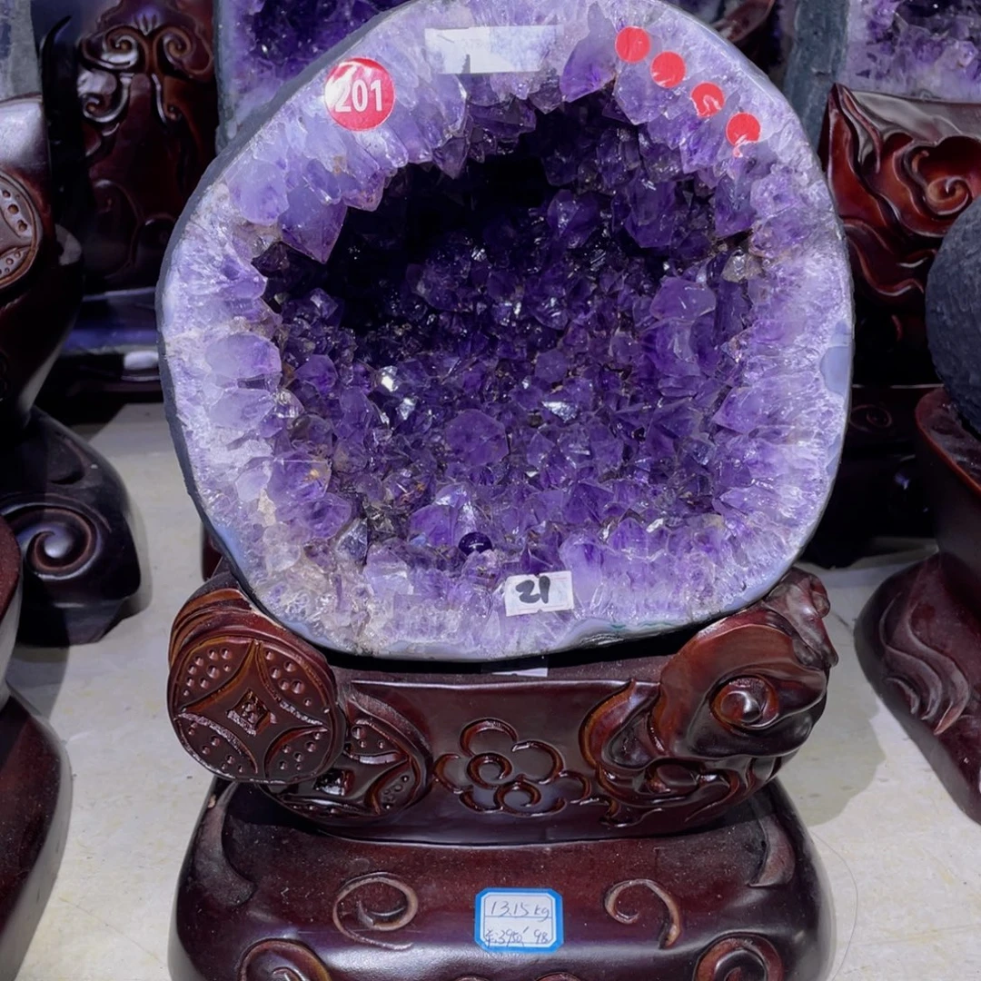 未镶嵌紫晶大型摆件（非配饰）小潘