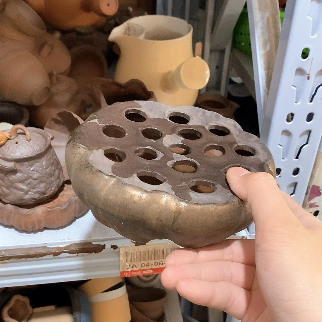 瓷片荷花的小秘密是否还有那么一点我