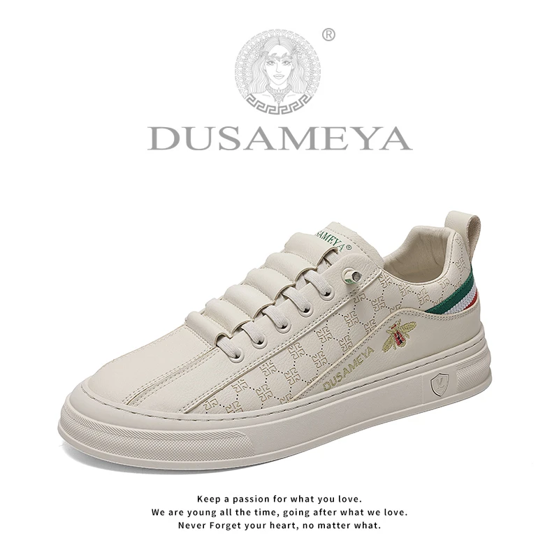 DUSAMEYA/杜莎米娅秋季新款轻奢时尚百搭潮流休闲男士运动鞋D6789