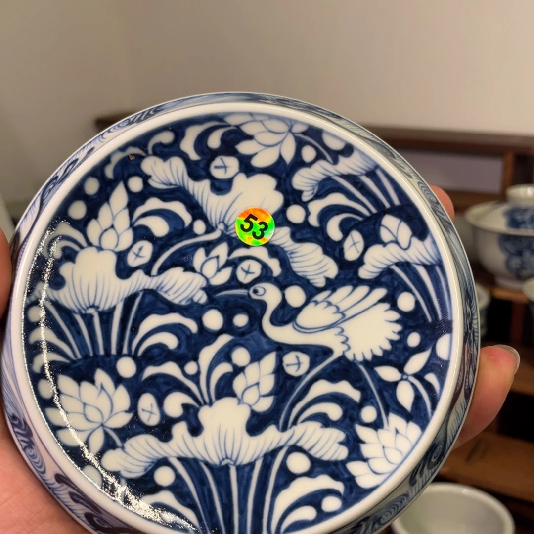 一*半纯手工纯手绘景德镇杯垫53