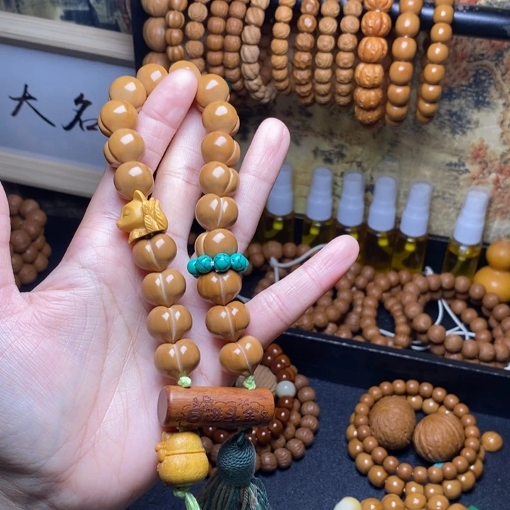 吊坠猴头核桃手工屁桃