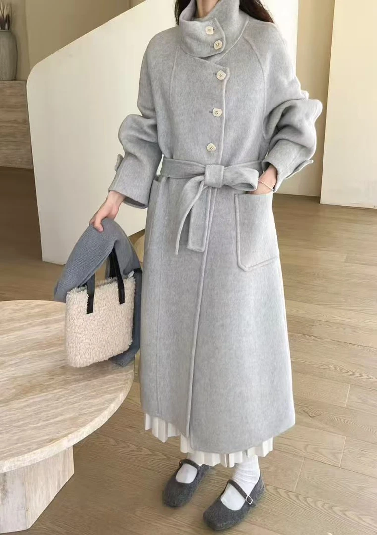 2025新款秋冬羊毛高端气质大牌高级毛呢外套8616款