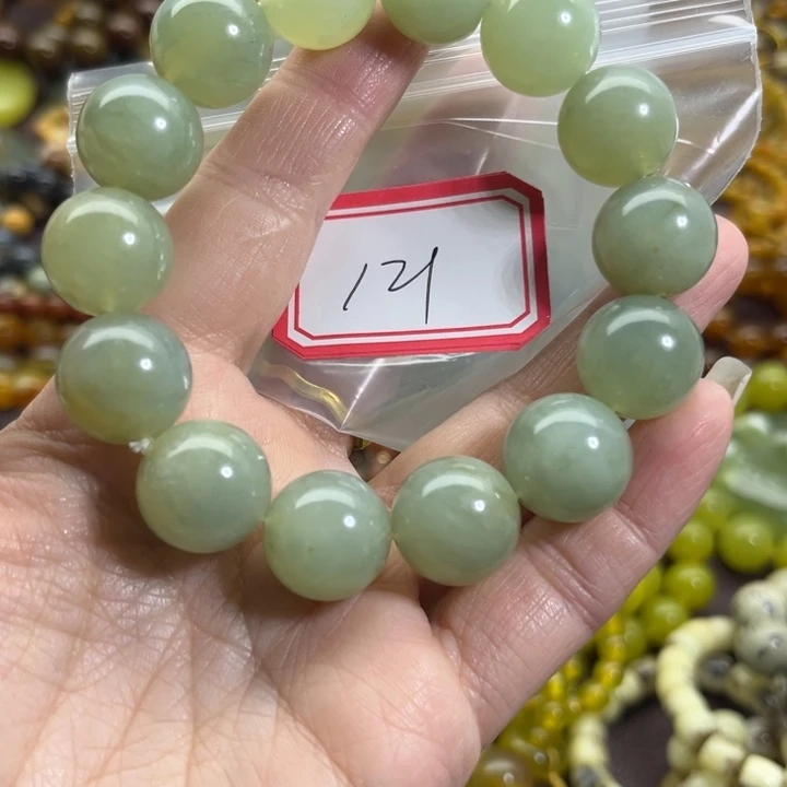 蛇纹石玉未镶嵌手链