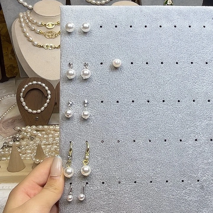 锆石纯铜合金珍珠饰品