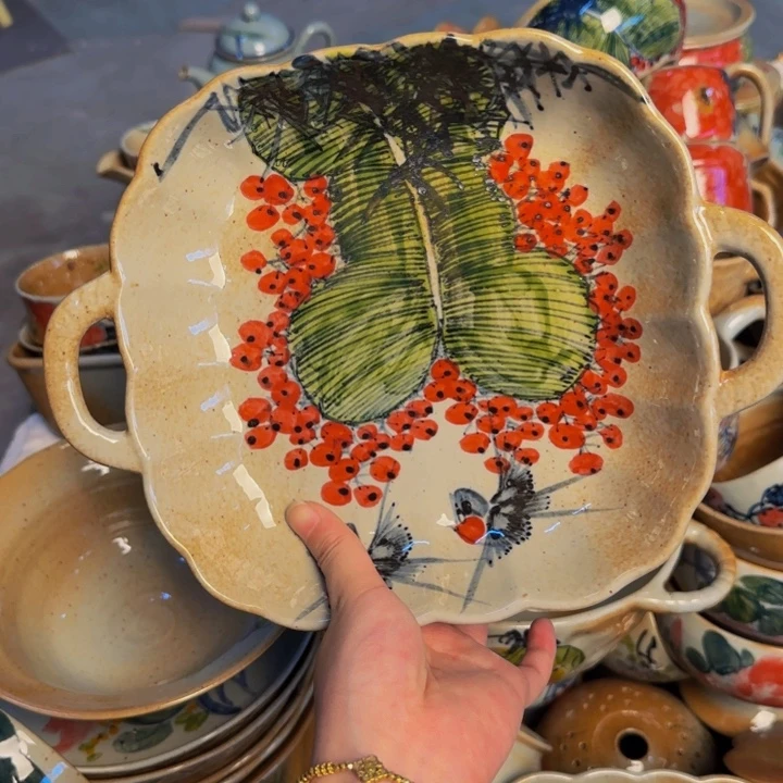 瓷片景德镇陶瓷手工手绘