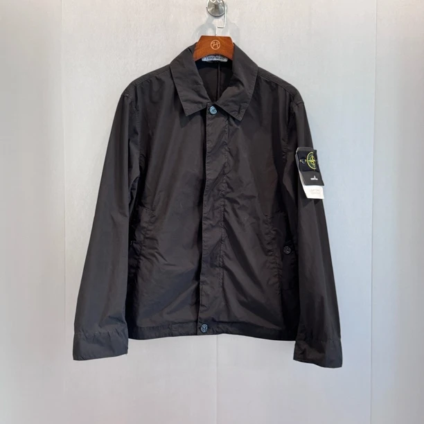 未使用 STONE ISLAND 【入秋推荐】石头岛25SS尼龙翻领夹克外套