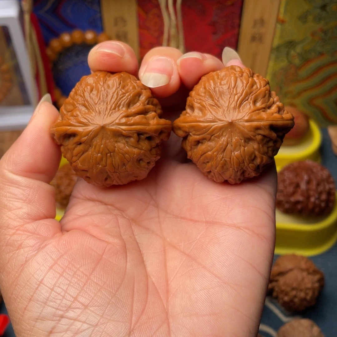 文玩核桃把件42铁锤