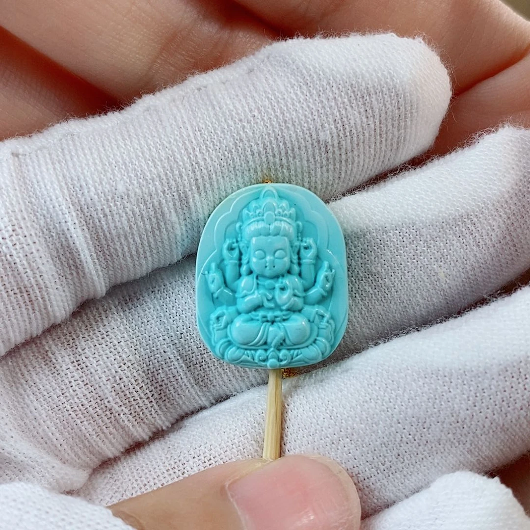 未镶嵌绿松石珠宝奇石