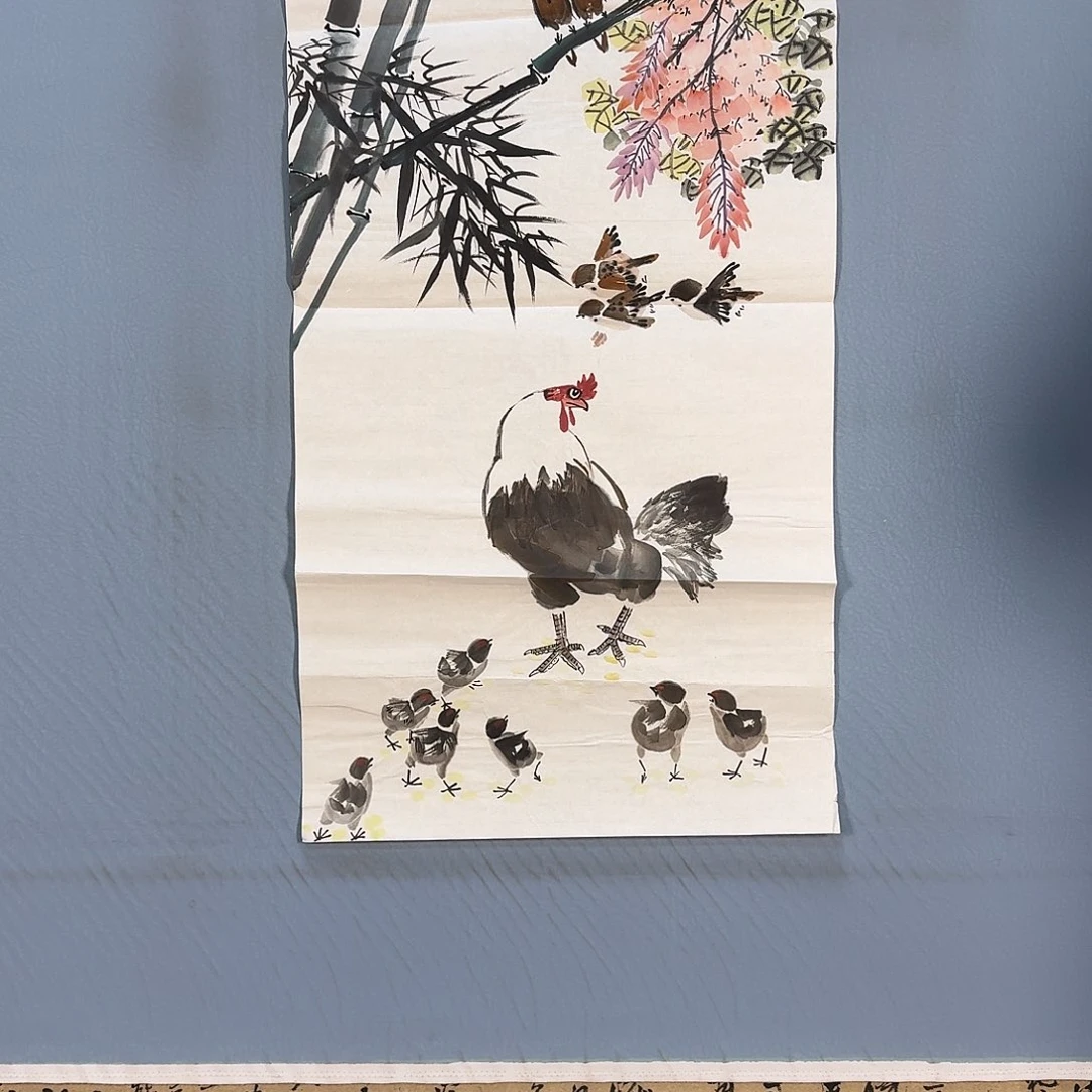 国画295 牡丹仙子和白月光下也