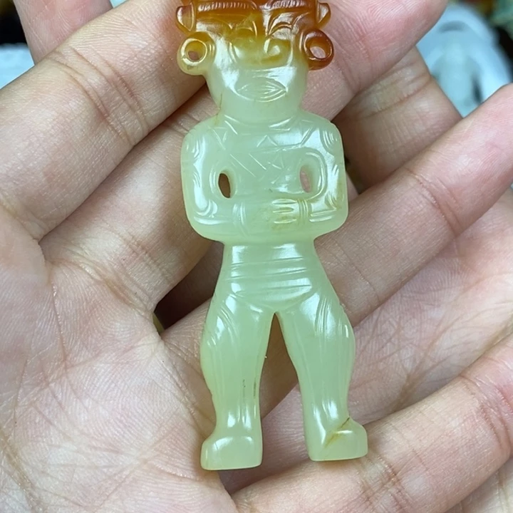 未镶嵌和田玉挂件公*