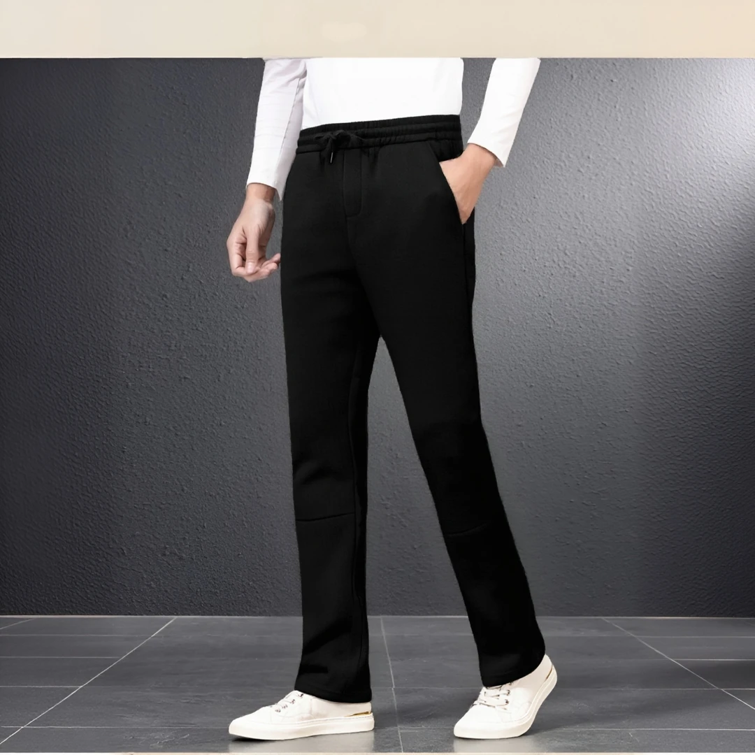 保暖加绒中腰束脚款/平角款秋冬宽松裤子针织小西裤601/610