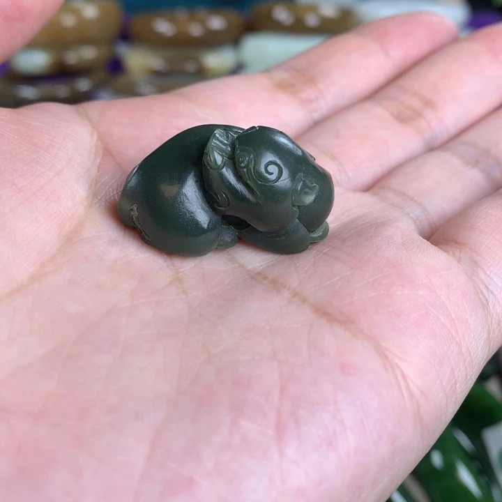 和田玉未镶嵌吊坠(不含链)