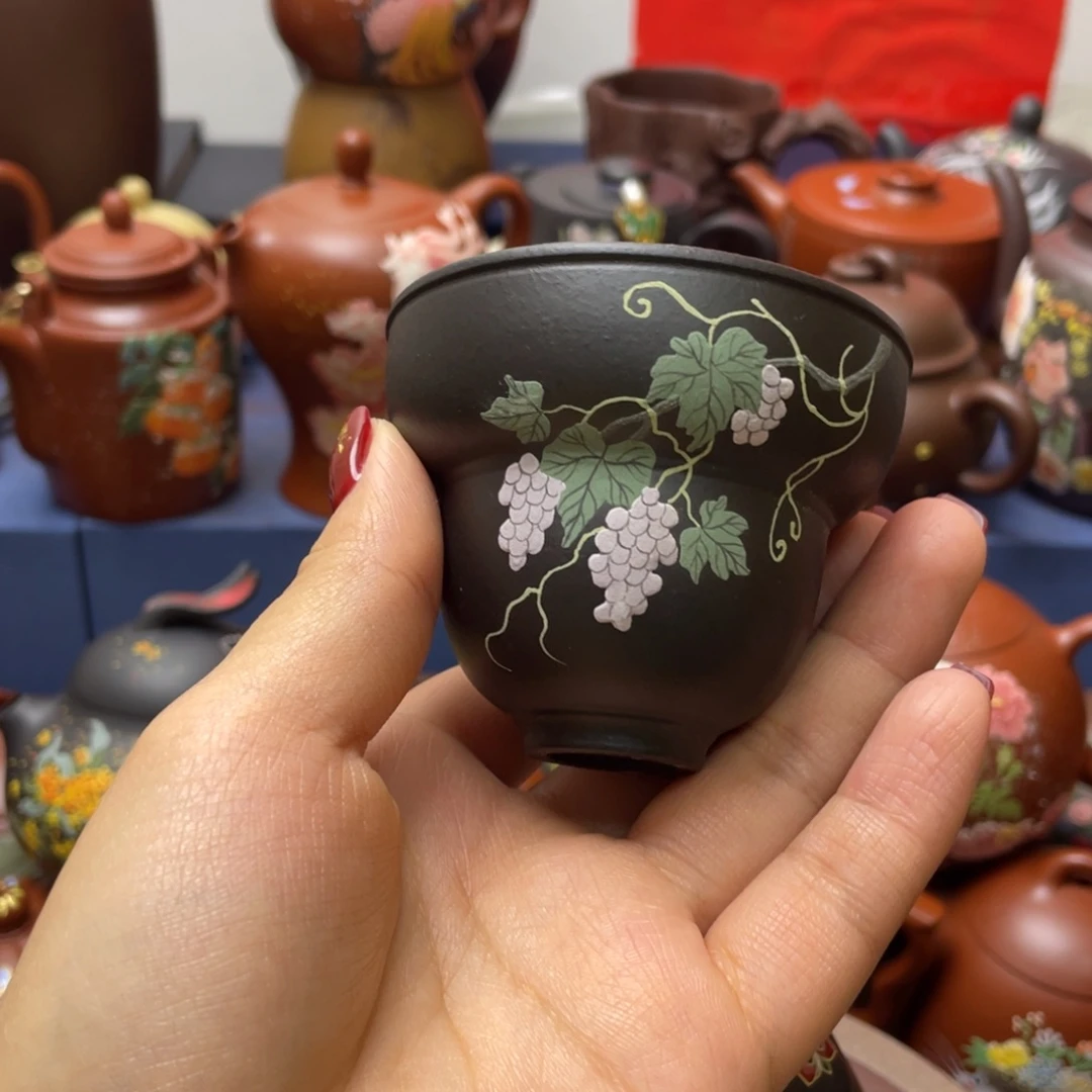 茶杯紫砂紫砂主人杯100cc